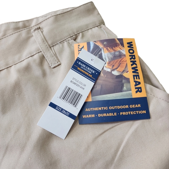 Men's Bass Creek Outfitters Workwear Cargo Pants Sz 38/30 NWT - Picture 4 of 9